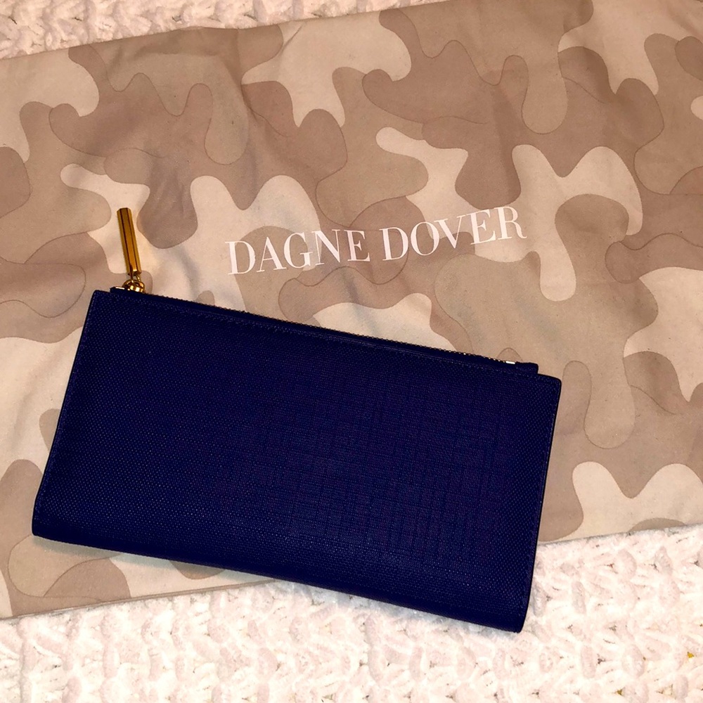 Dagne Dover Slim Wallet in Blue/Purple color